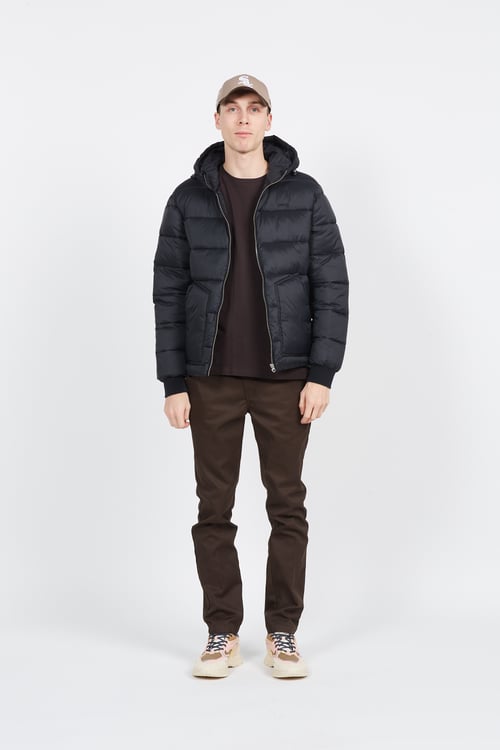 SCHOTT puffer coat Black