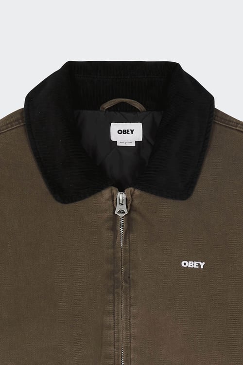 OBEY Veste Kaki