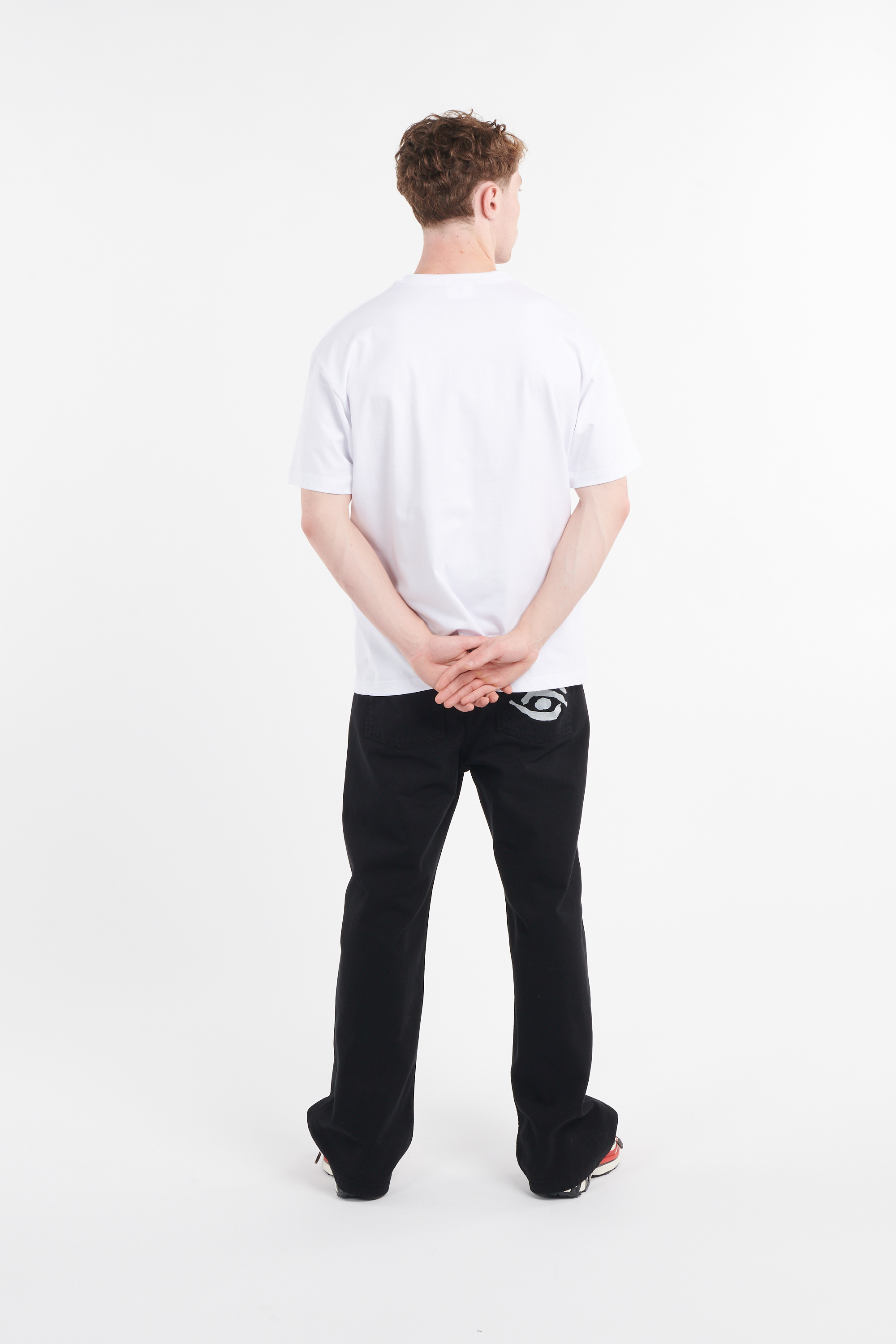 Regular-fit round-neck cotton T-shirt White