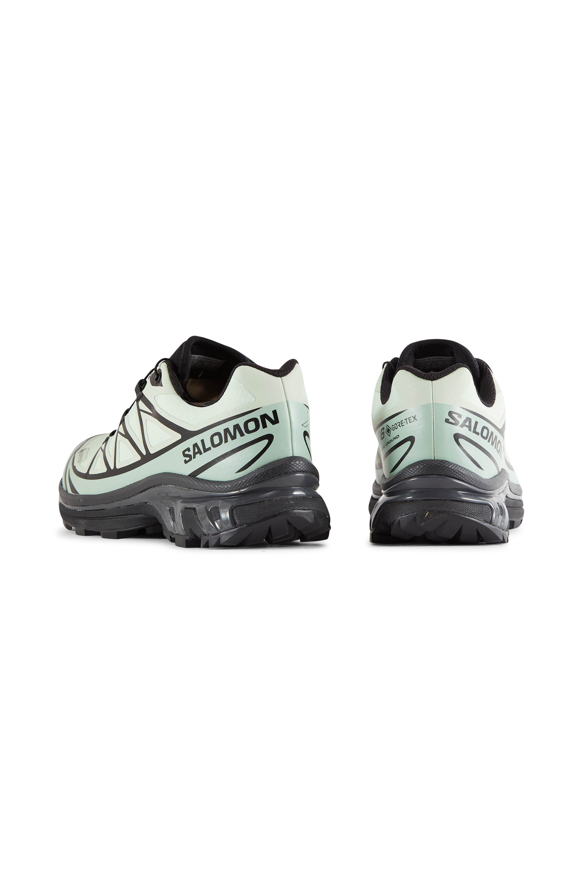 Men?s Storm 96 LO fabric and leather sneakers | Green SALOMON Men