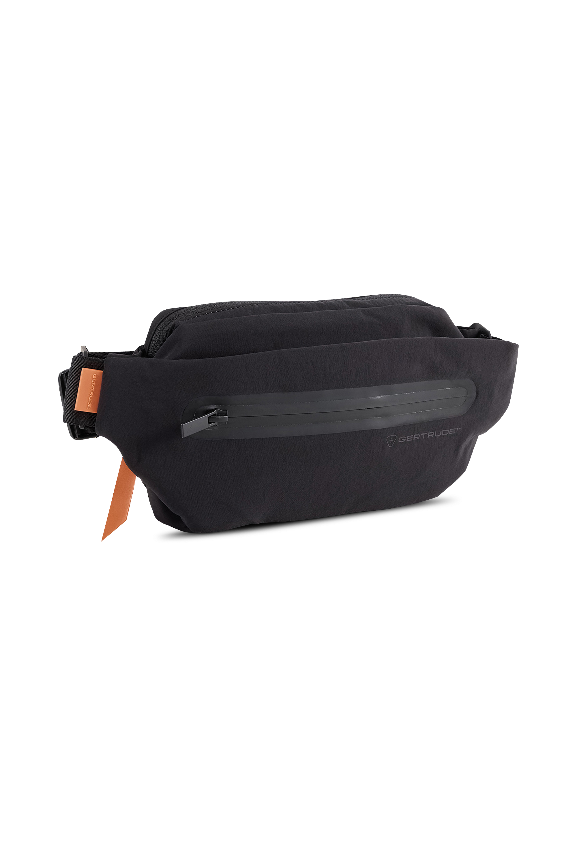 Printed canvas waist bag GERTRUDE Black