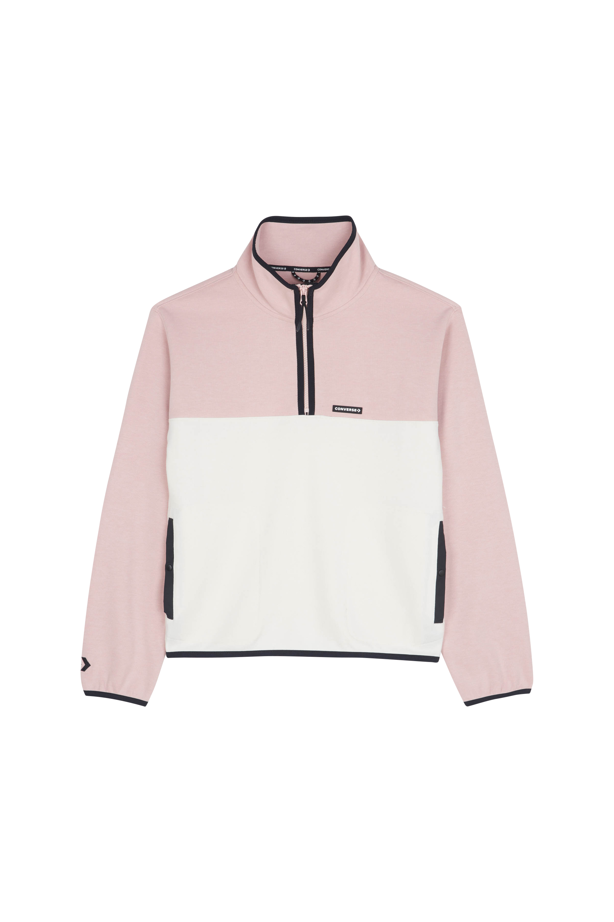 Sweatshirt zippé Rose