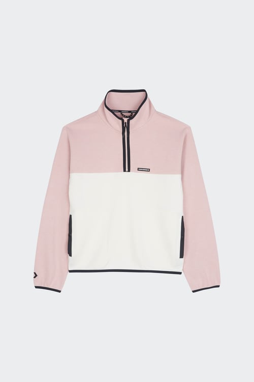 CONVERSE Sweatshirt zippé Rose