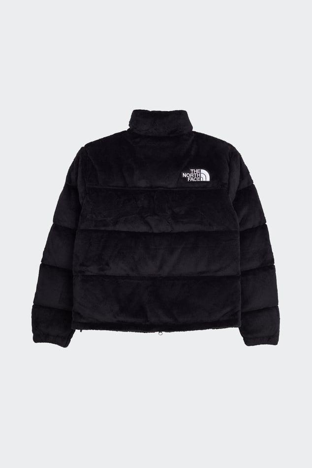 Puffer Jacket W Versa Velour Nuptse Jacket Black The North Puffer Jacket W Versa Velour Nuptse Jacket Black The North