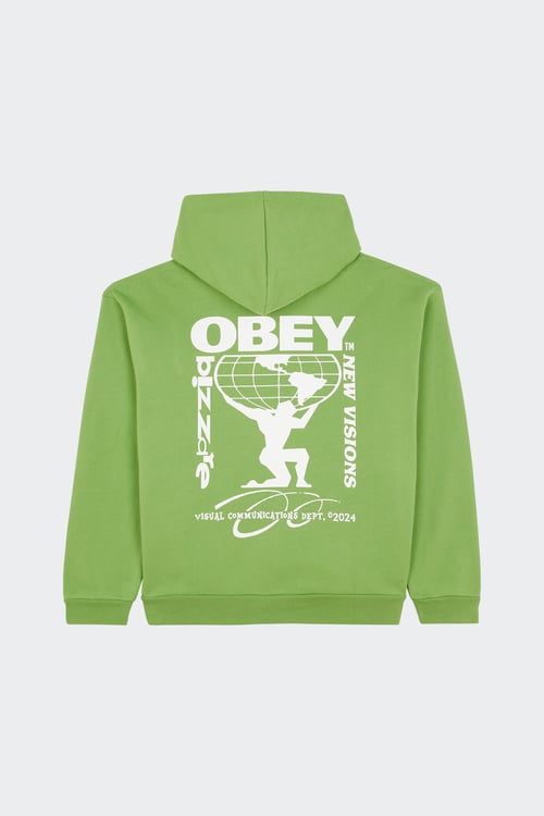 OBEY Hoodie Vert