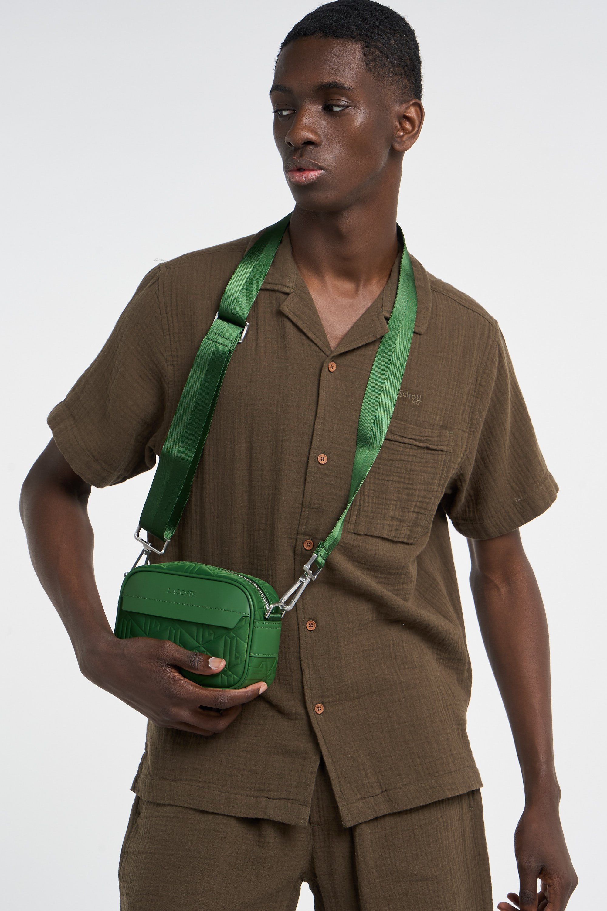 Sac bandoulière LACOSTE Vert