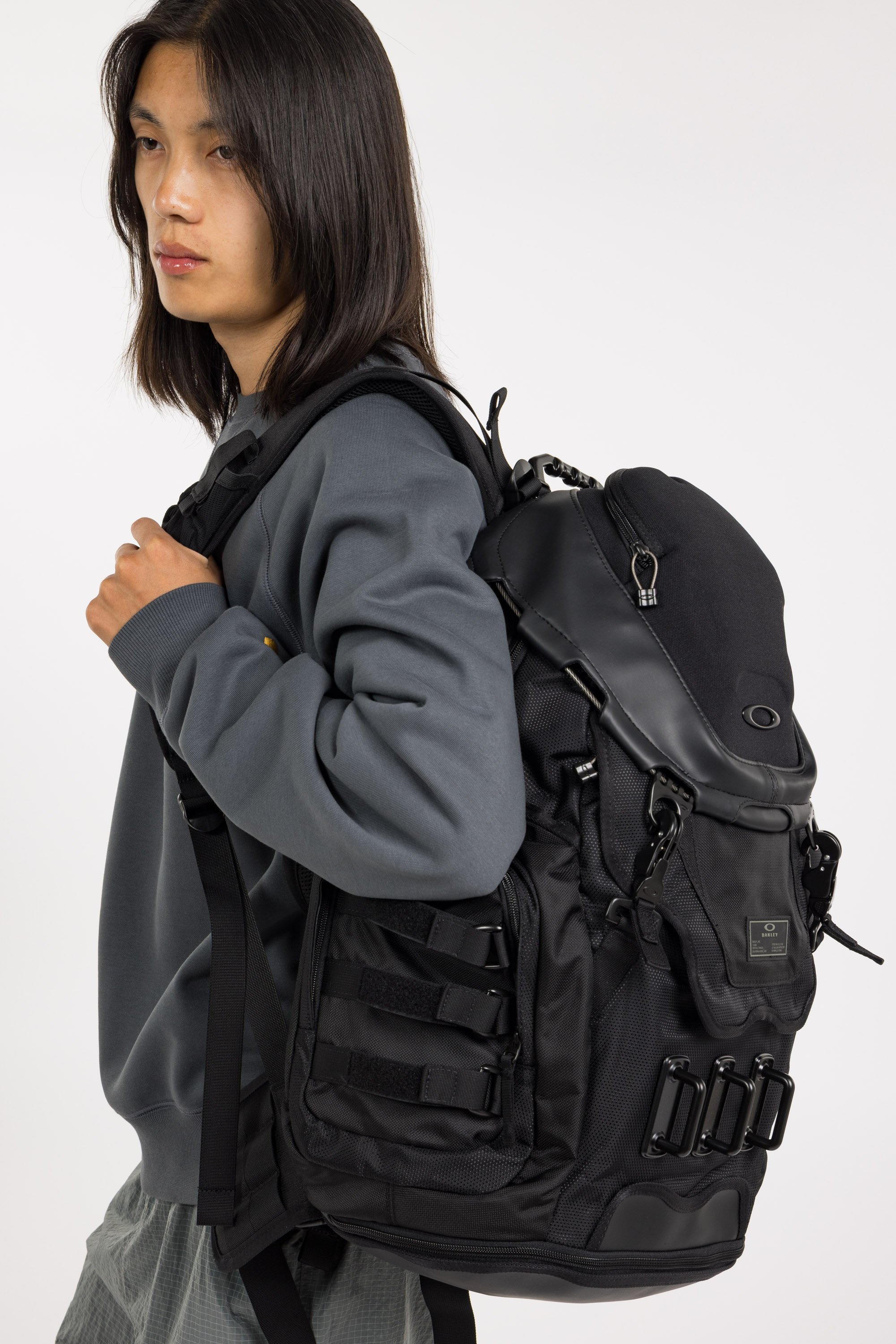 Canvas backpack OAKLEY Black
