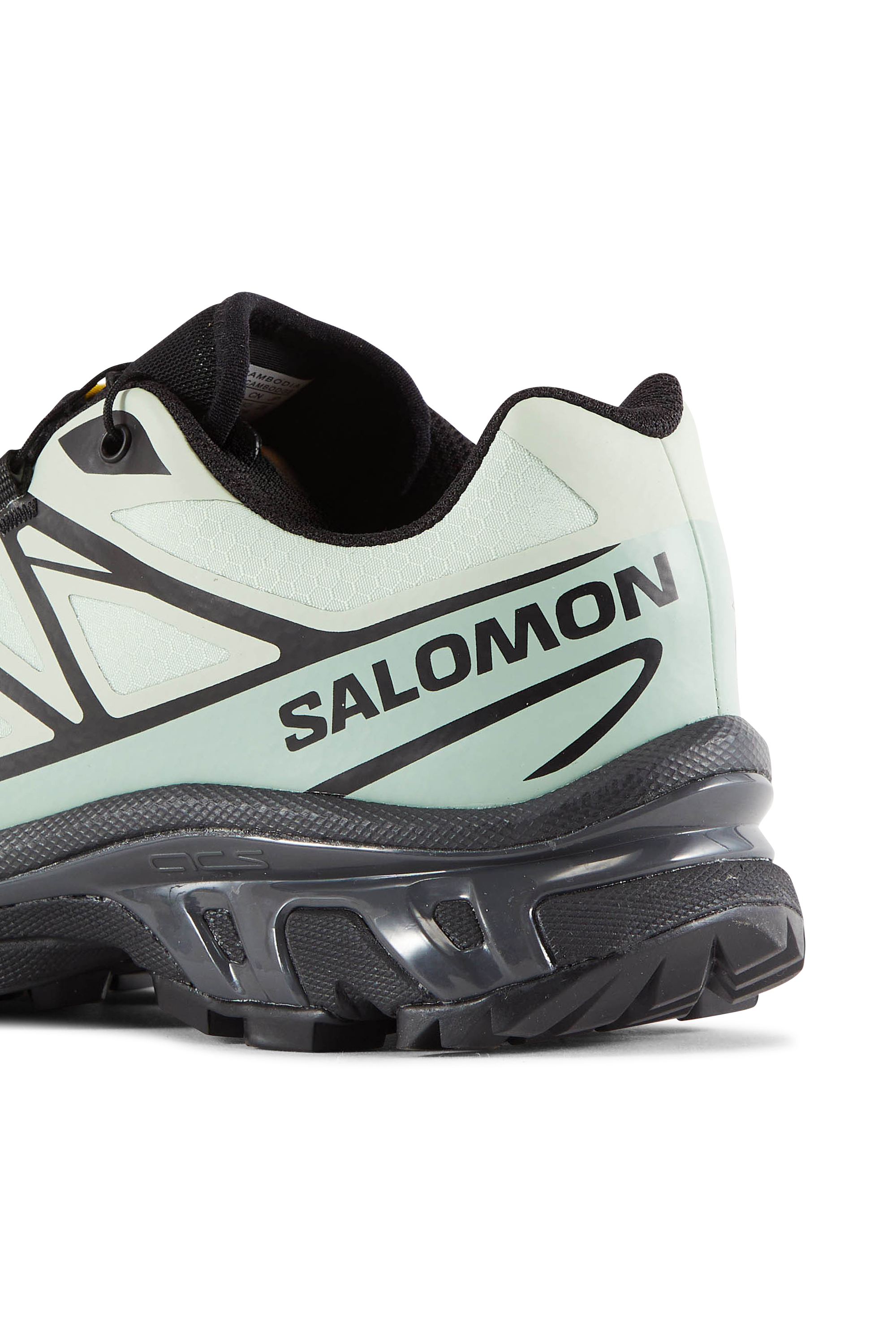 Men?s Storm 96 LO fabric and leather sneakers | Green SALOMON Men
