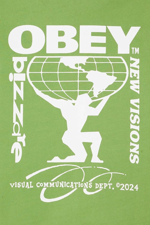 OBEY Hoodie Vert
