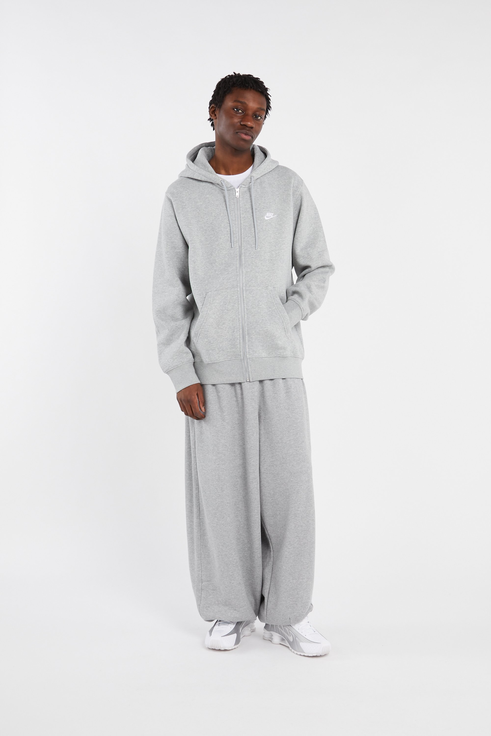 Hoodie zippé NIKE Gris