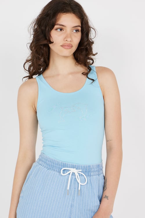 NOISY MAY Débardeur Bleu