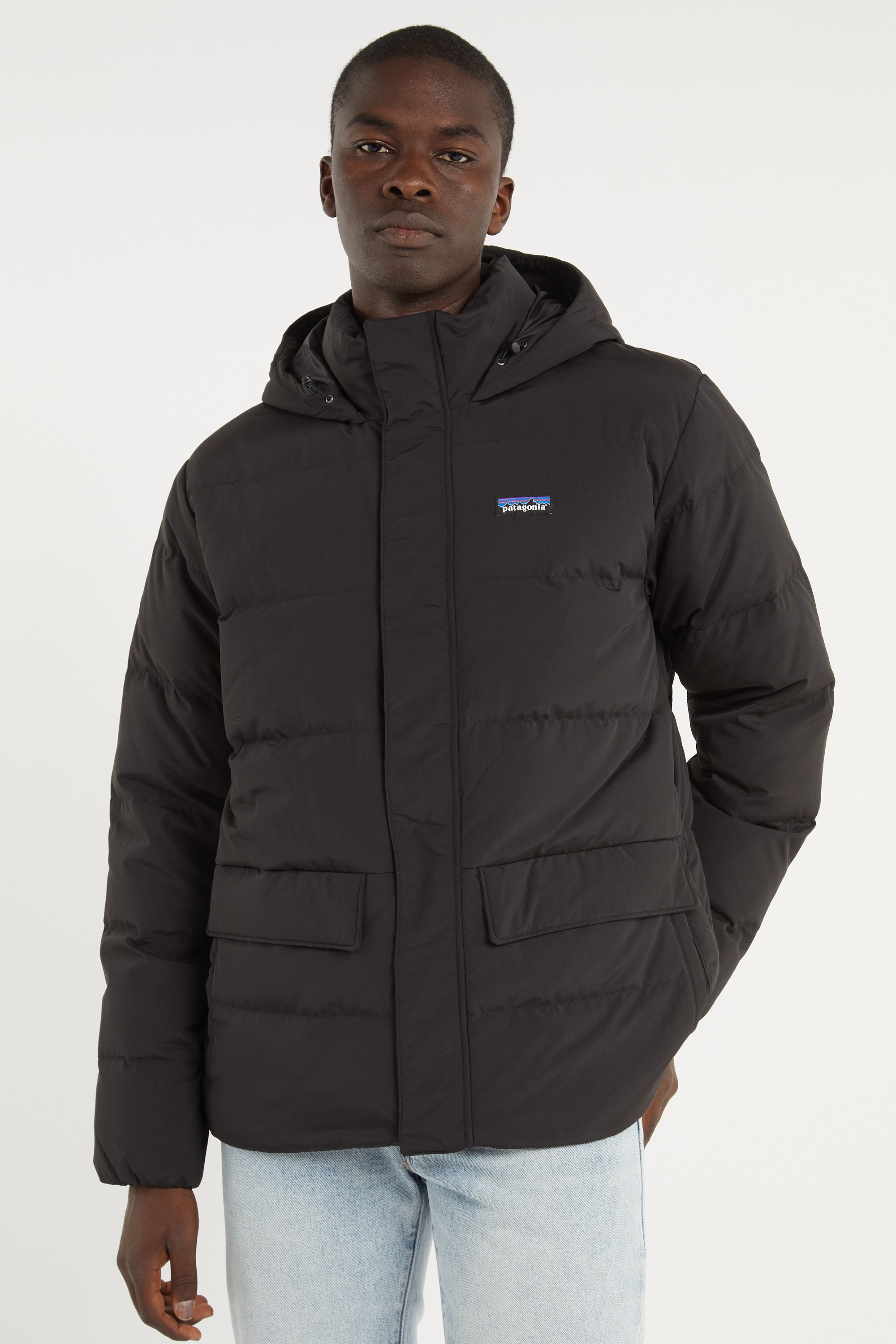 Doudoune oversize col montant matelassée | Noir PATAGONIA Homme