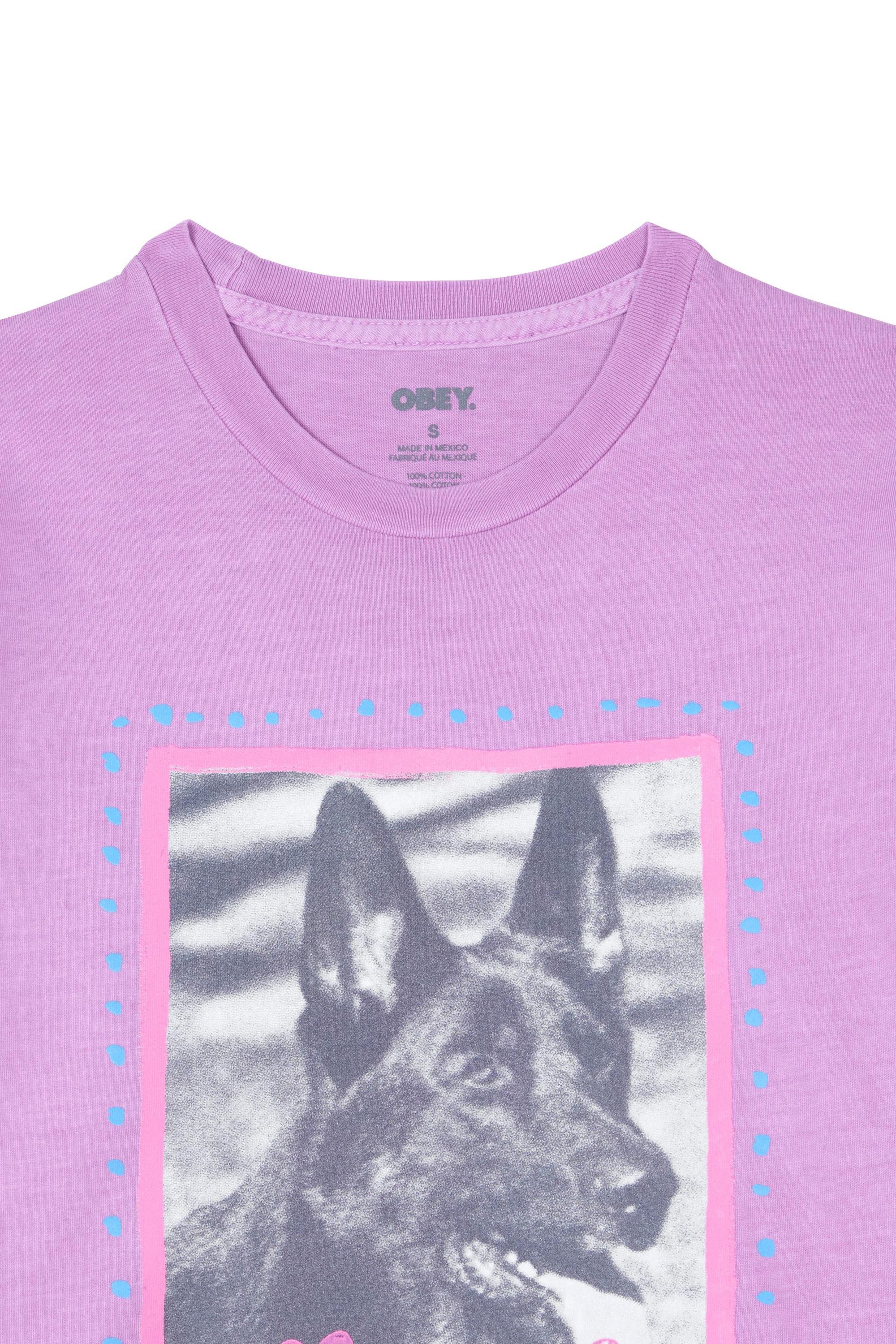 T-shirt manches courtes OBEY Violet