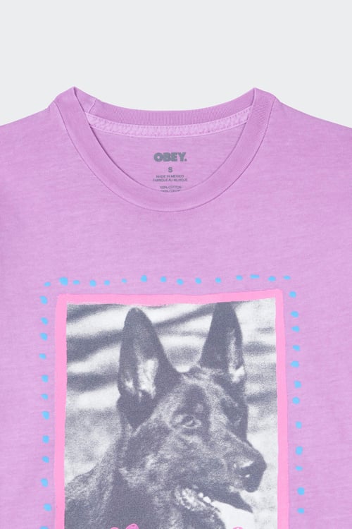 OBEY T-shirt manches courtes Violet