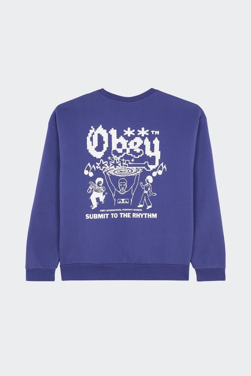 OBEY Sweatshirt Bleu