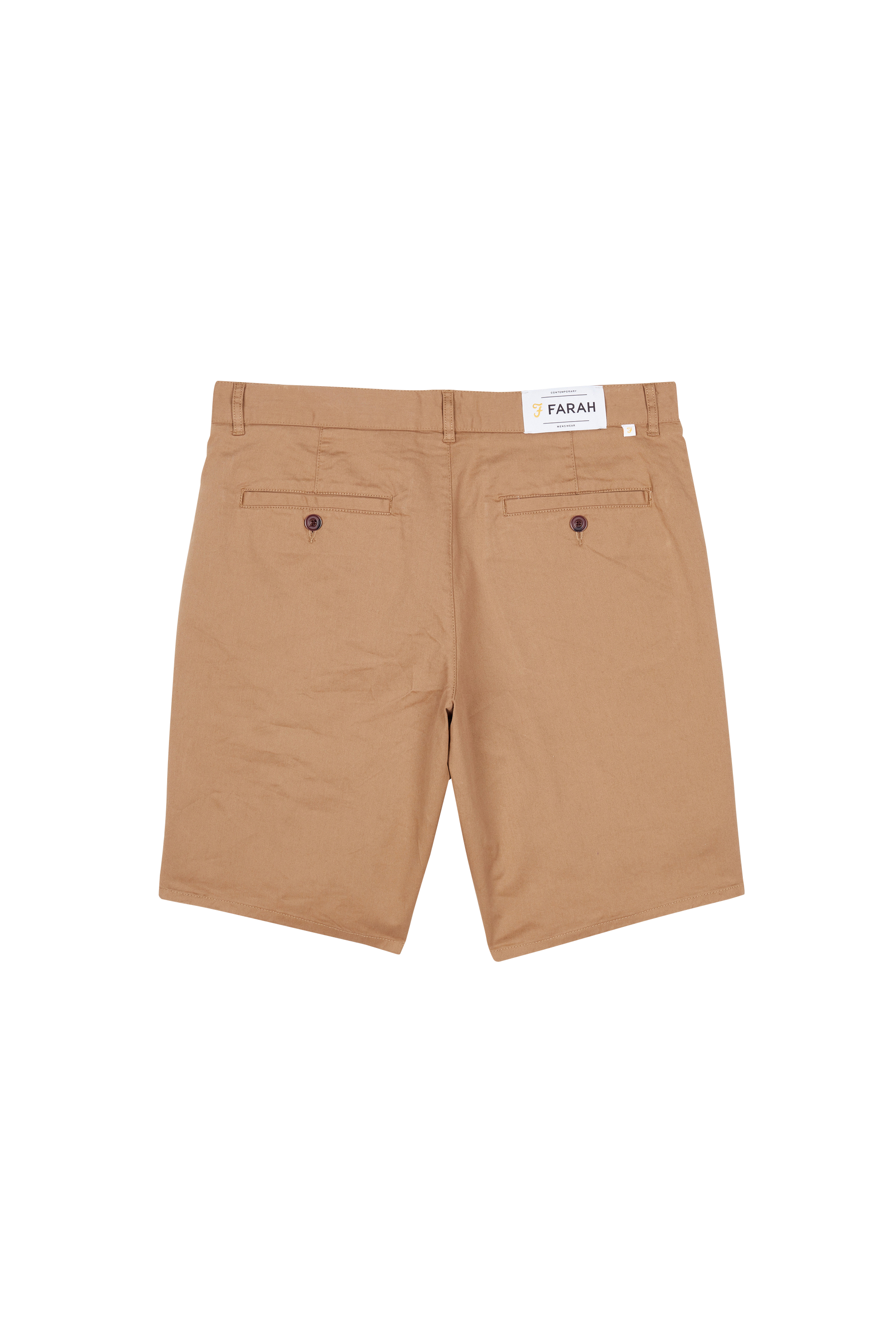 Short chino en coton FARAH Beige