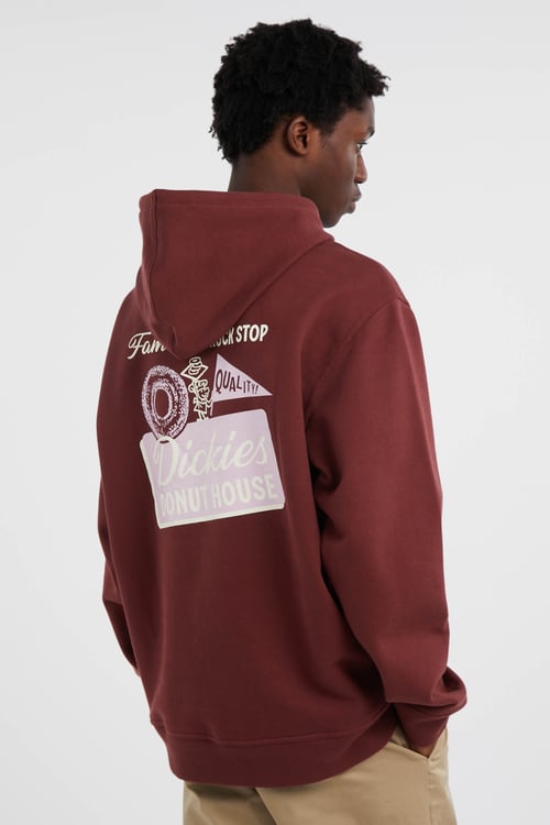 DICKIES Hoodie Rouge