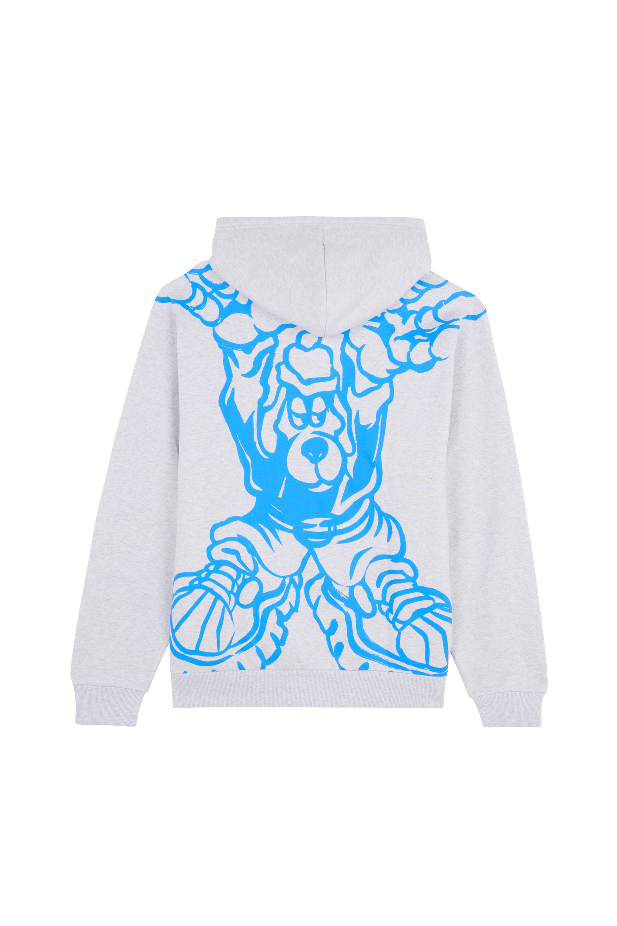 Hoodie zippé Gris