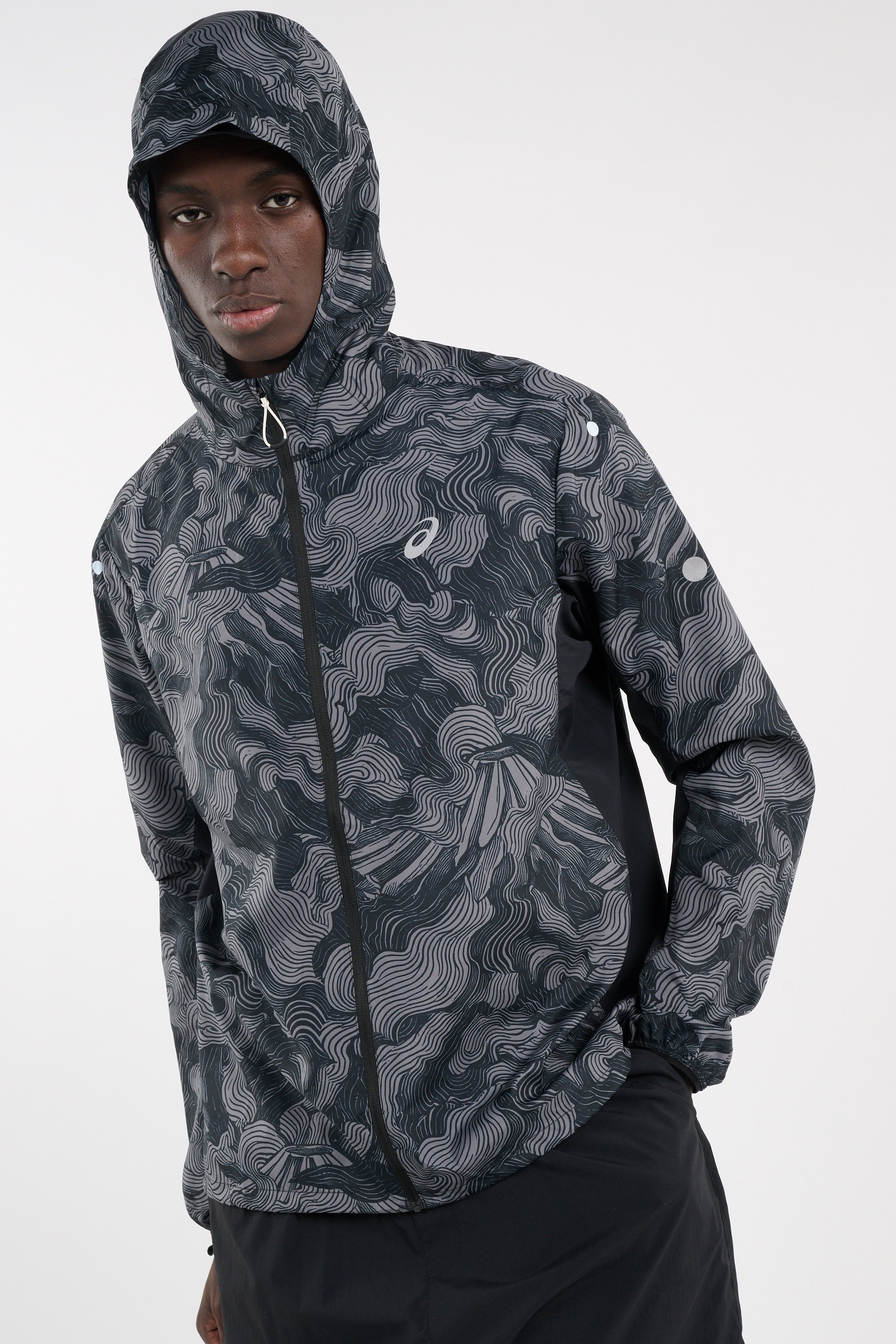 Jacket | Black ASICS Men