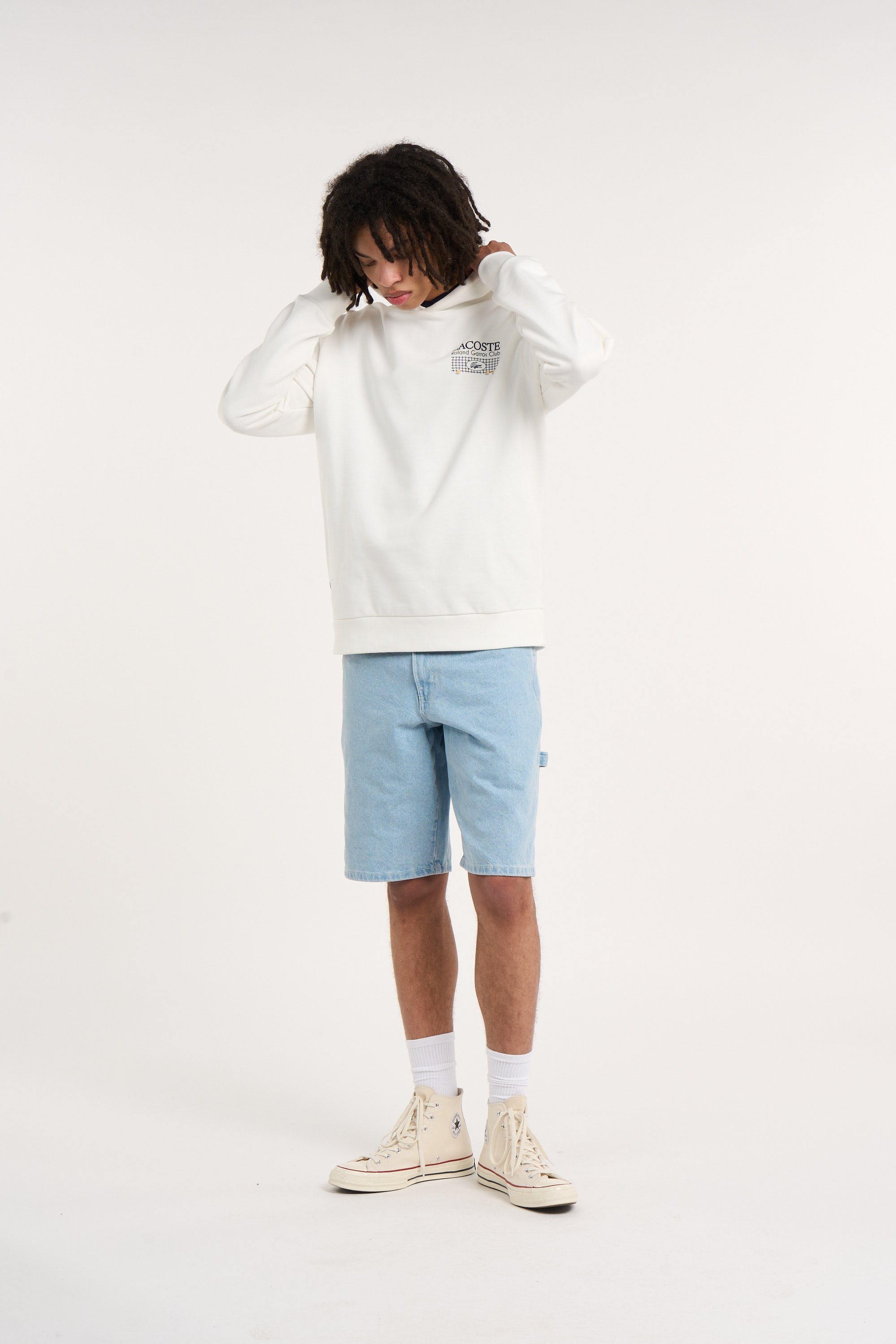 Hoodie LACOSTE Beige