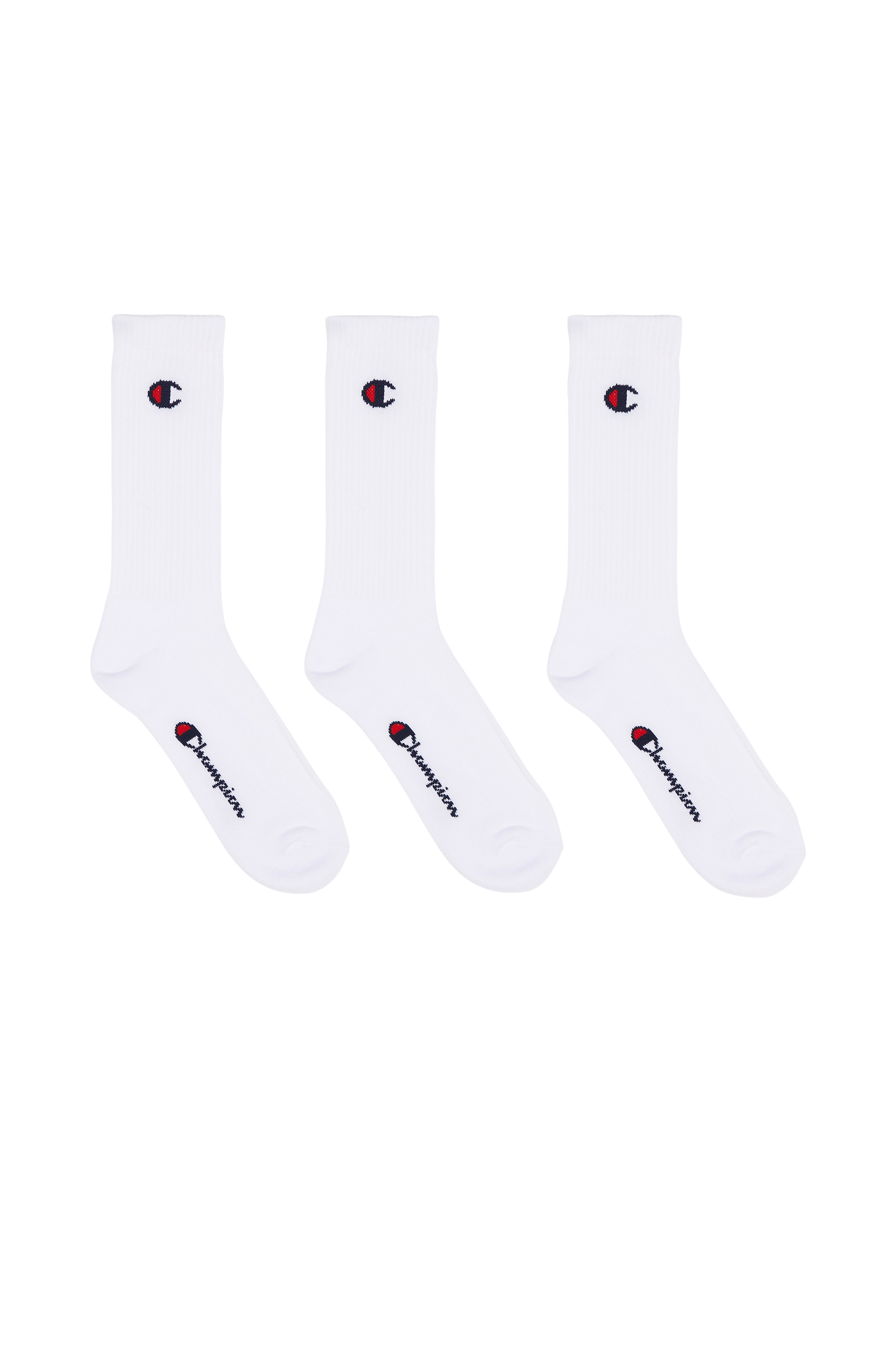 Pack of 3 pairs of socks CHAMPION White