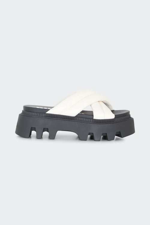 BUFFALO Slippers Blanc