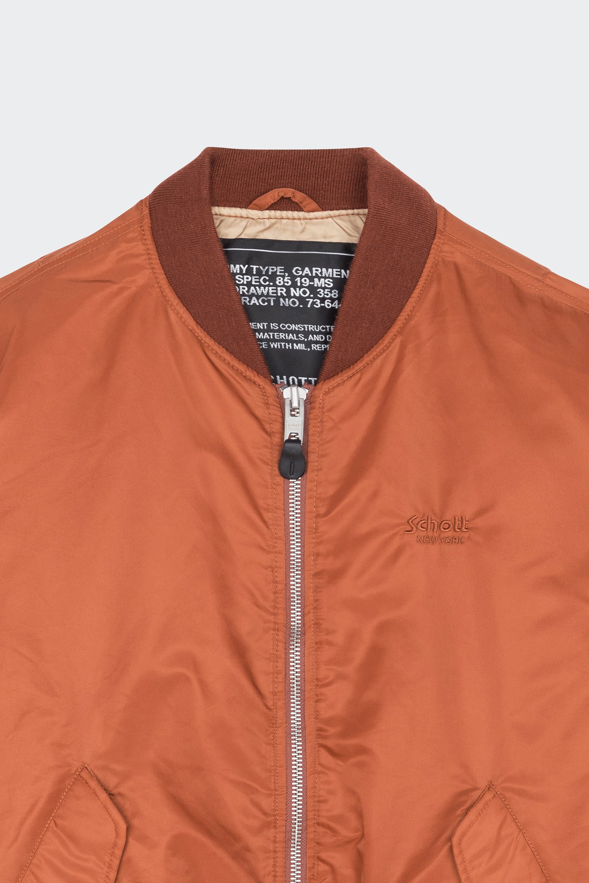 Jacket | Brown by SCHOTT Jacket Brown