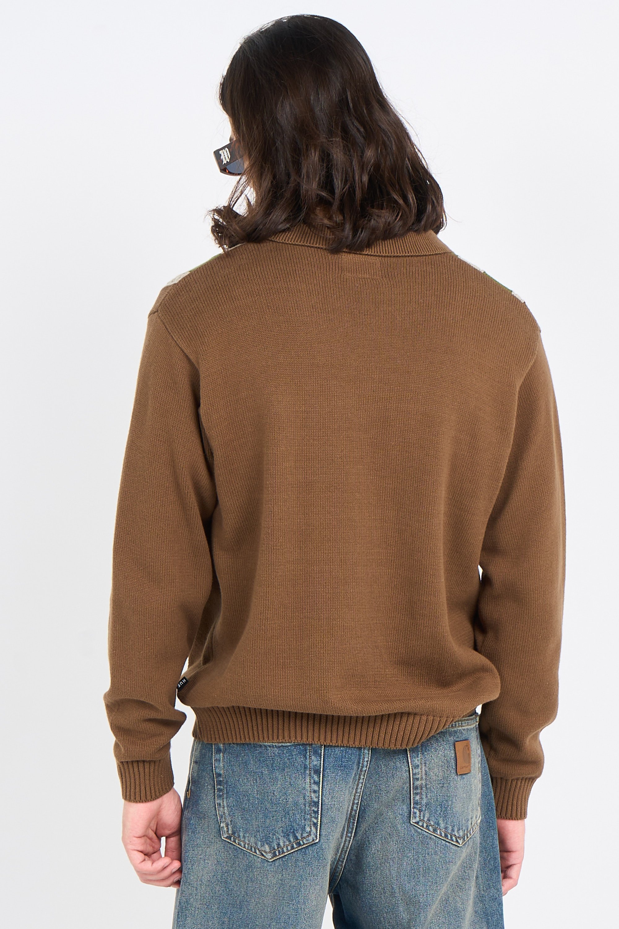 Polo shirt | Brown by HUF Polo shirt Brown