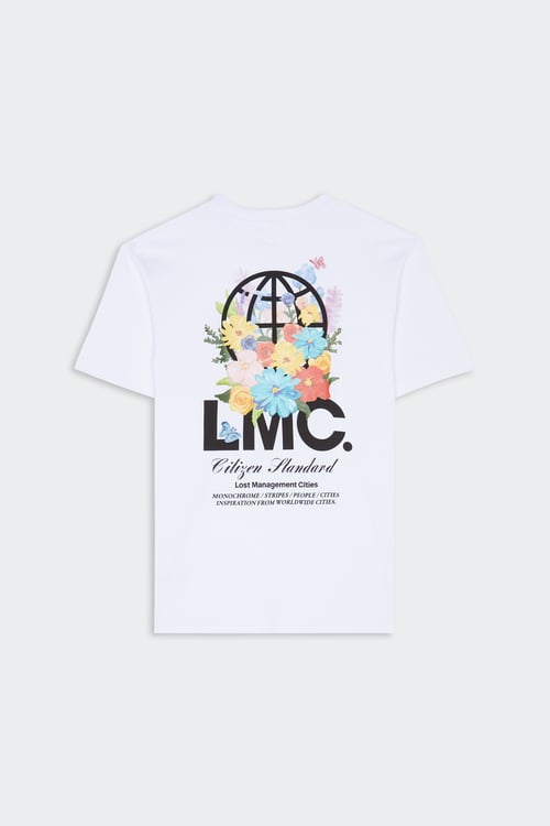 LOST MANAGEMENT CITIES T-shirt Blanc