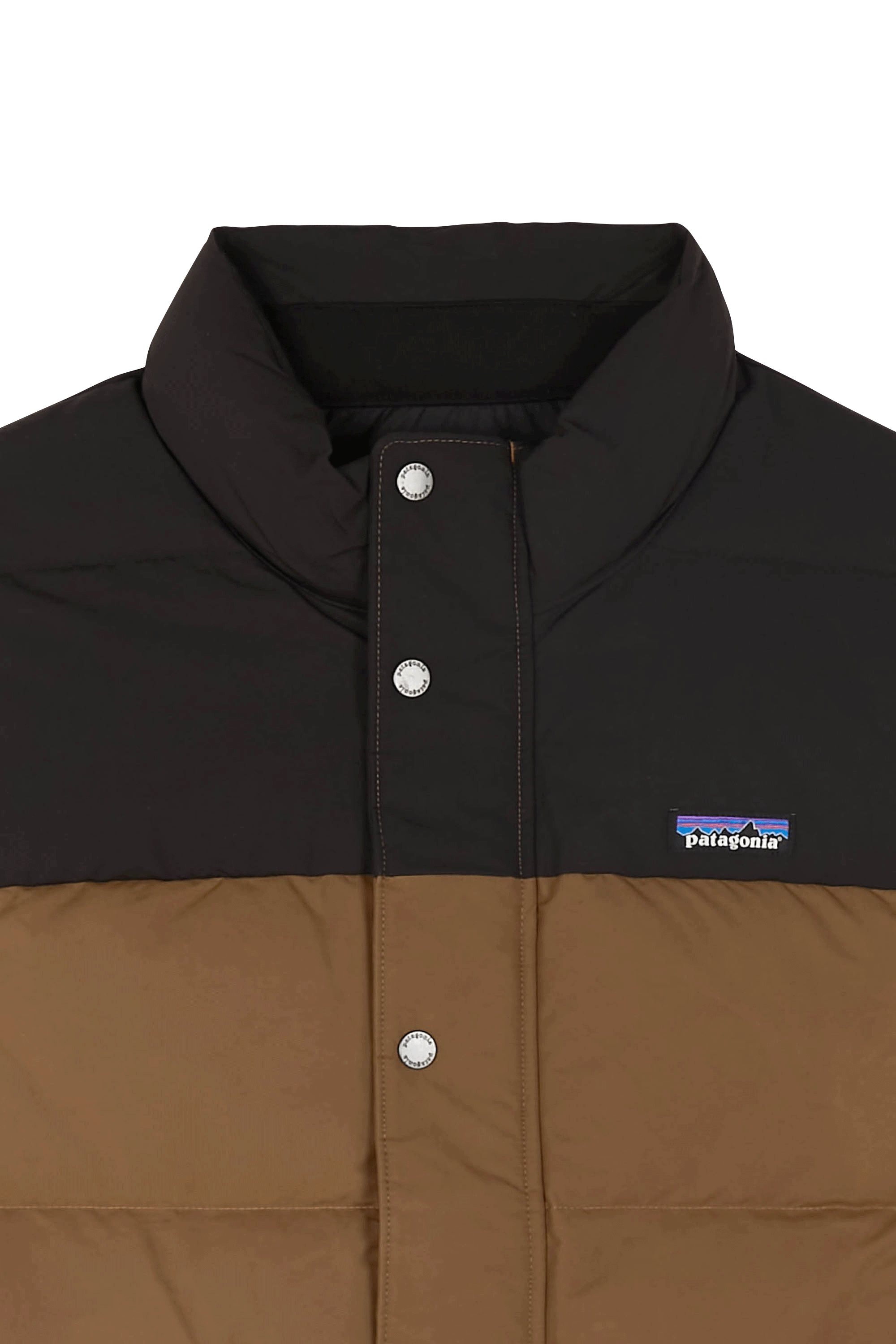 Lightweight quilted padded jacket with high neck Multicolored