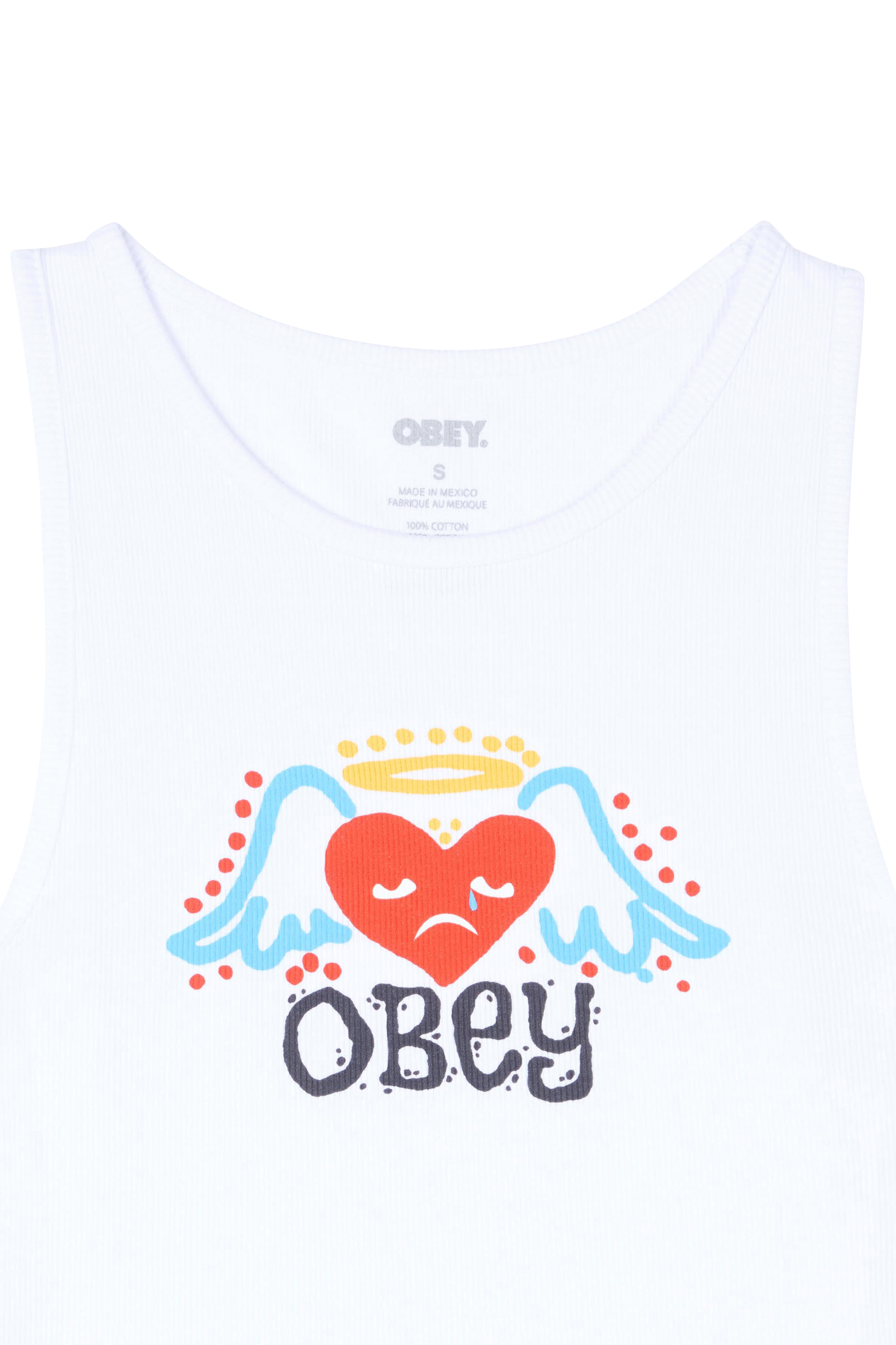 Top OBEY Blanc
