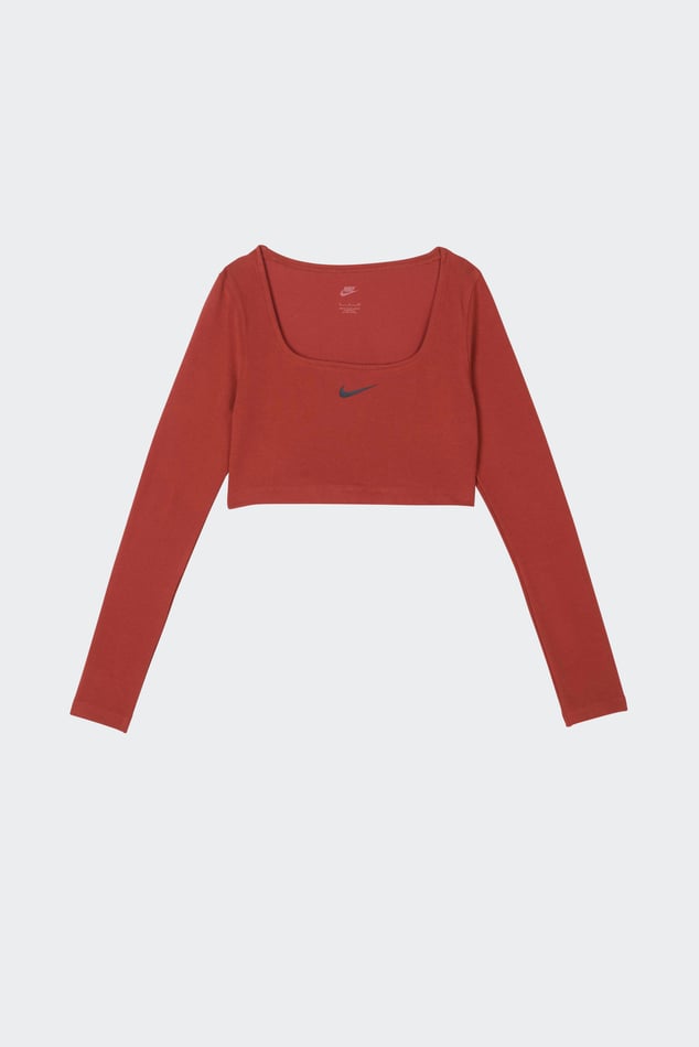 Nike orange crop top on sale