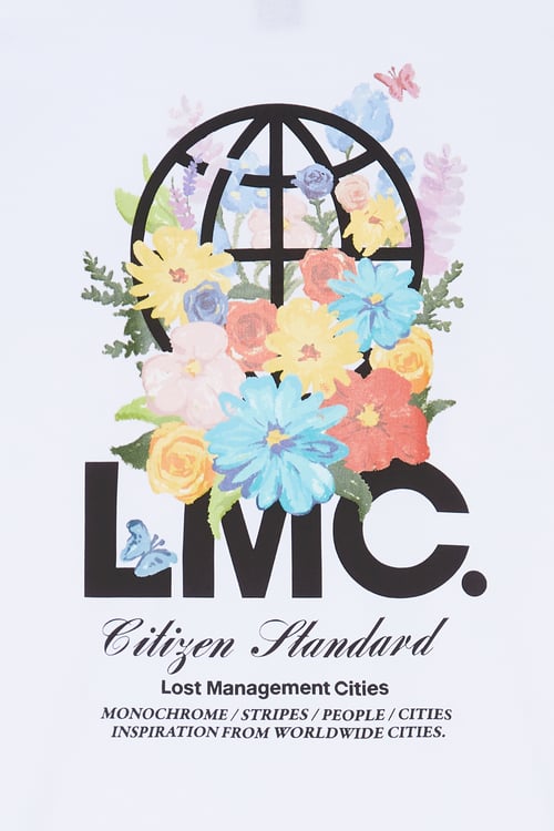 LOST MANAGEMENT CITIES T-shirt Blanc