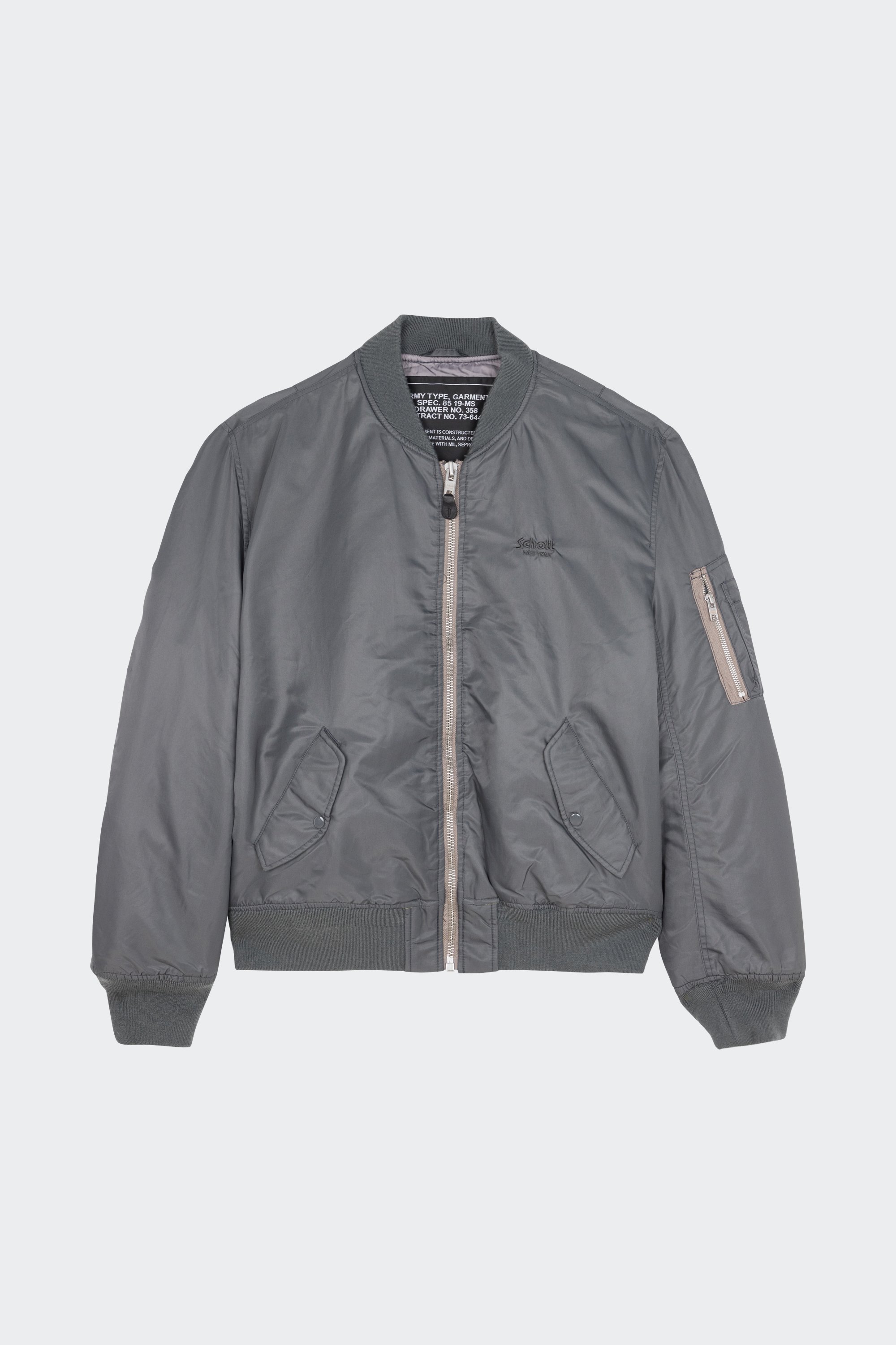 Jacket | Grey by SCHOTT Jacket Grey