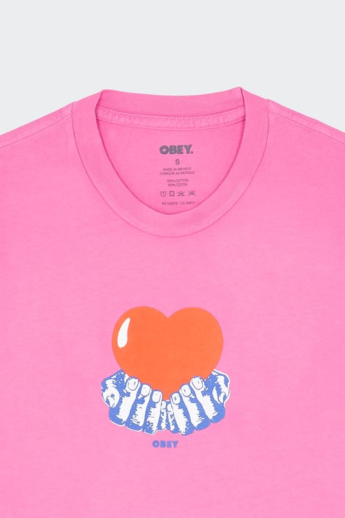 OBEY T-shirt Rose