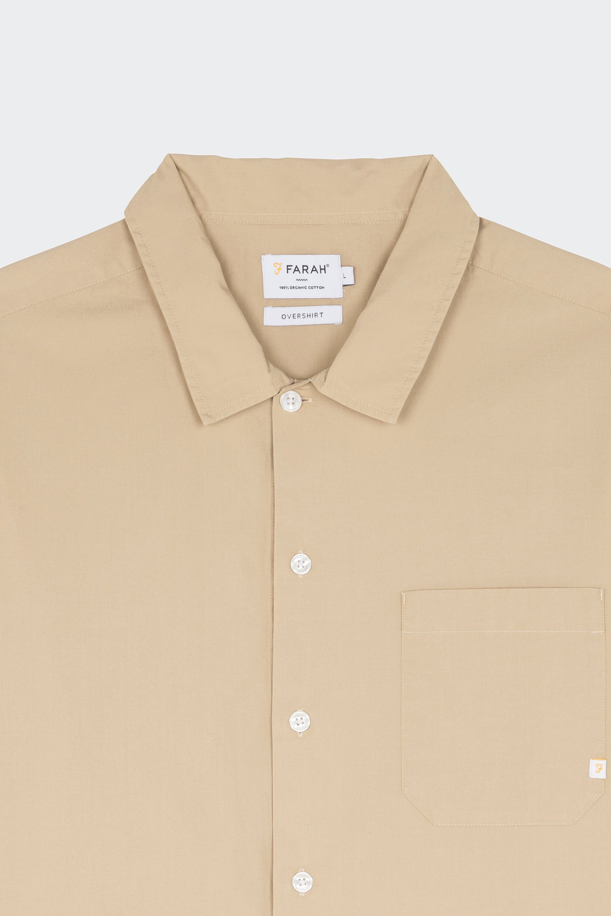 Chemise | Beige by FARAH Chemise Beige
