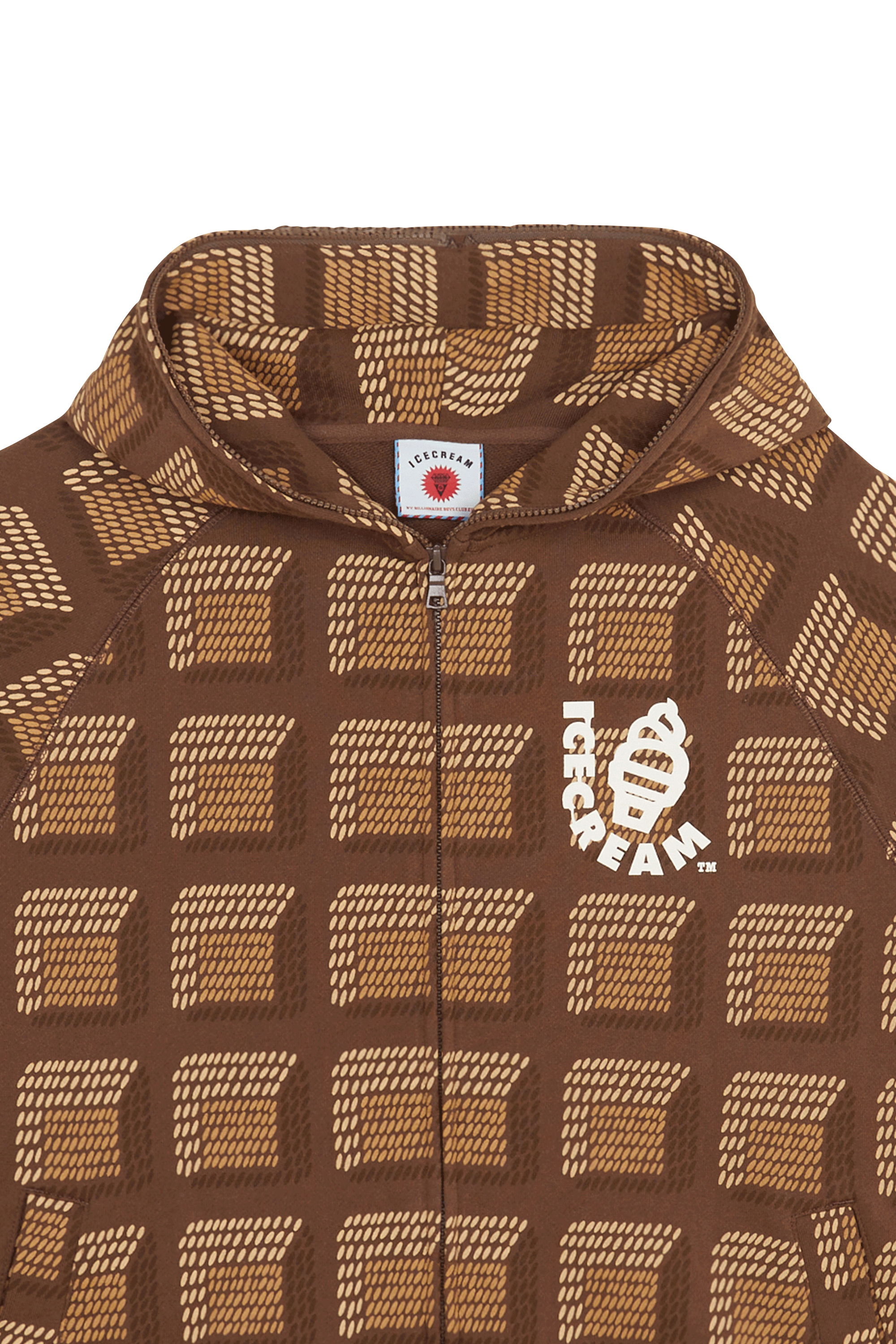Sweat zippé | Marron ICE CREAM Homme