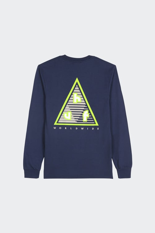 HUF T-SHIRT Bleu