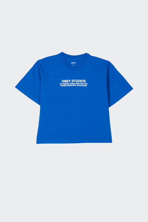 OBEY T-shirt manches courtes Bleu