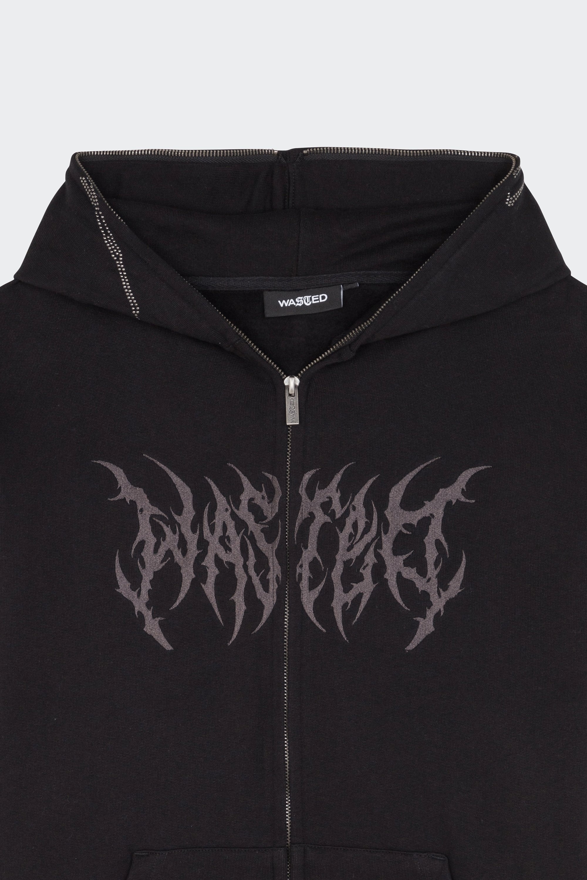Hoodie | Black by WASTED Hoodie Black