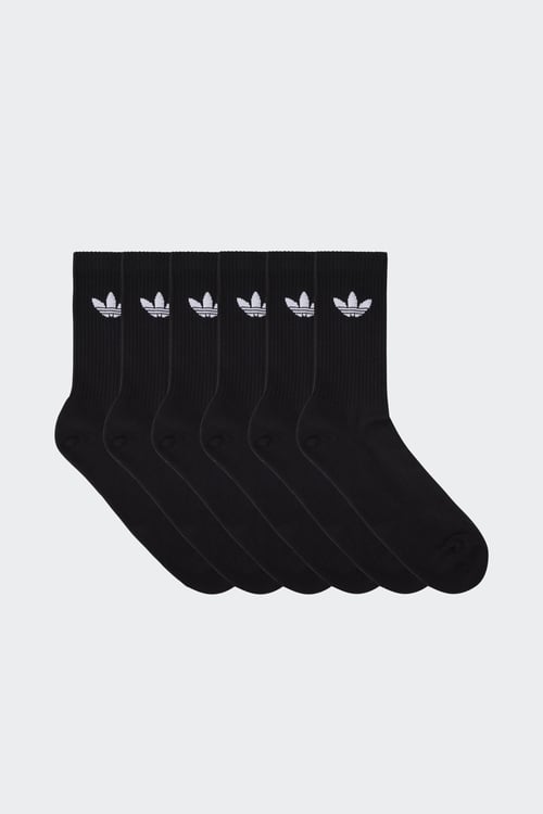 ADIDAS Lot de 6 paires de chaussettes Noir
