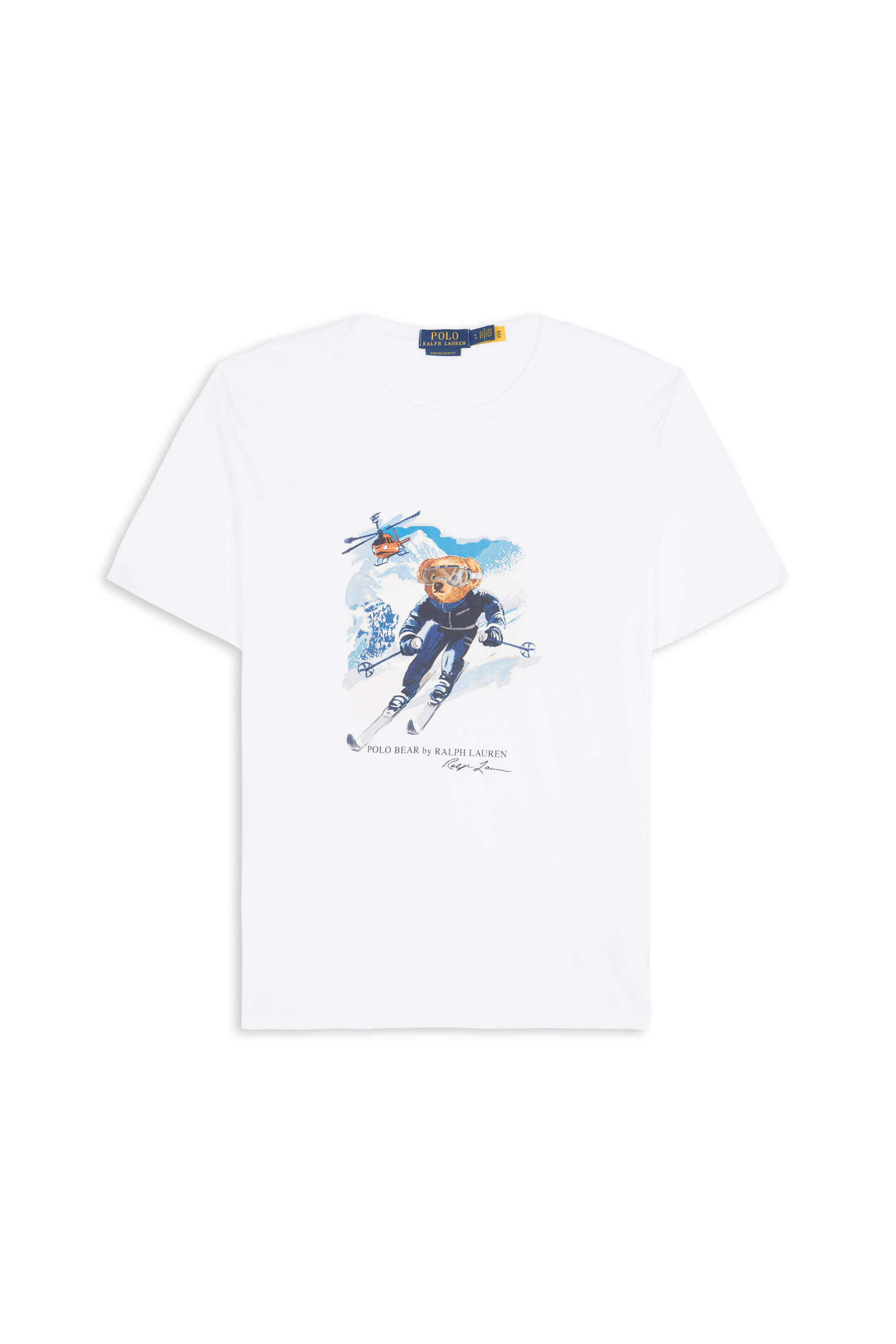 Regular-fit round-neck cotton T-shirt POLO RALPH LAUREN White