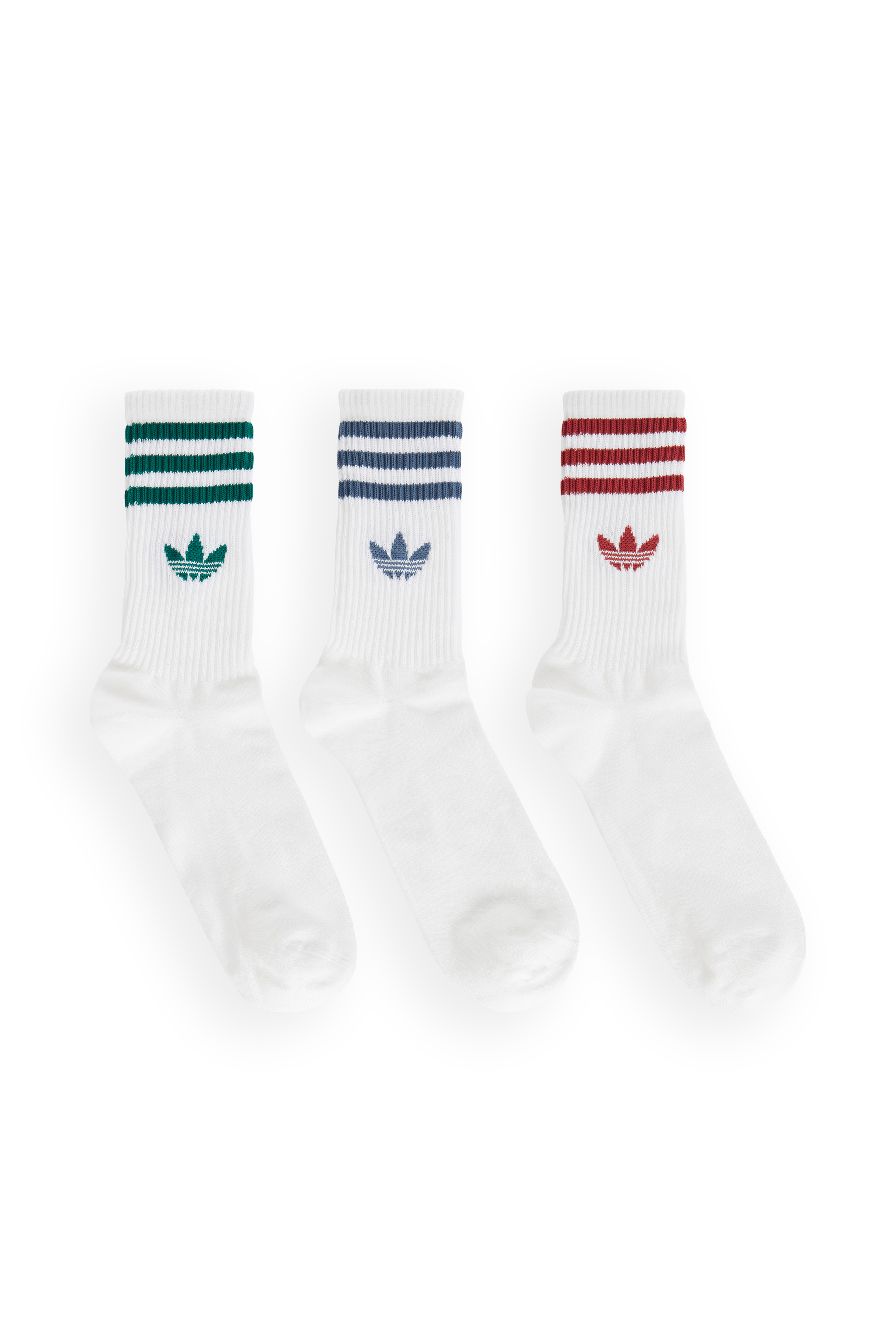 Lot de 3 paires de chaussettes 3S CREW S 3P White/prerub/prloin/cgree
