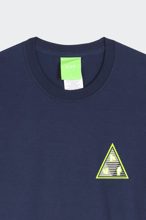 HUF T-SHIRT Bleu