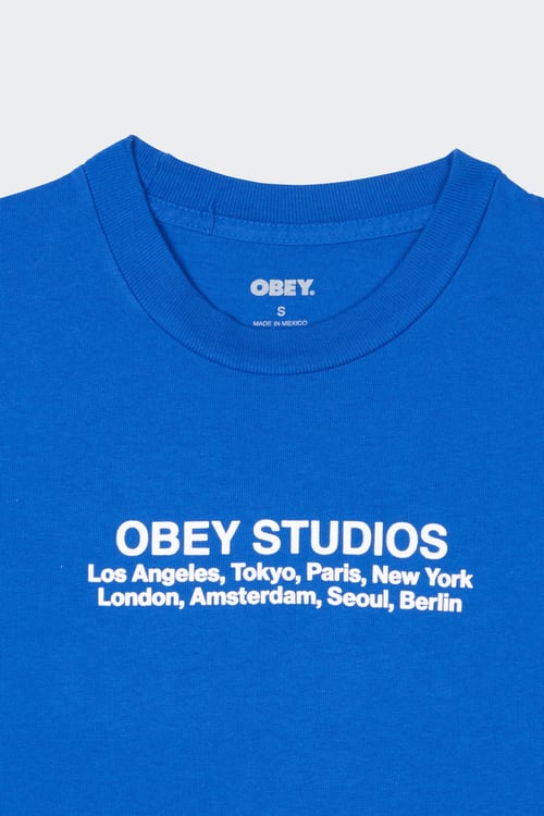 OBEY T-shirt manches courtes Bleu