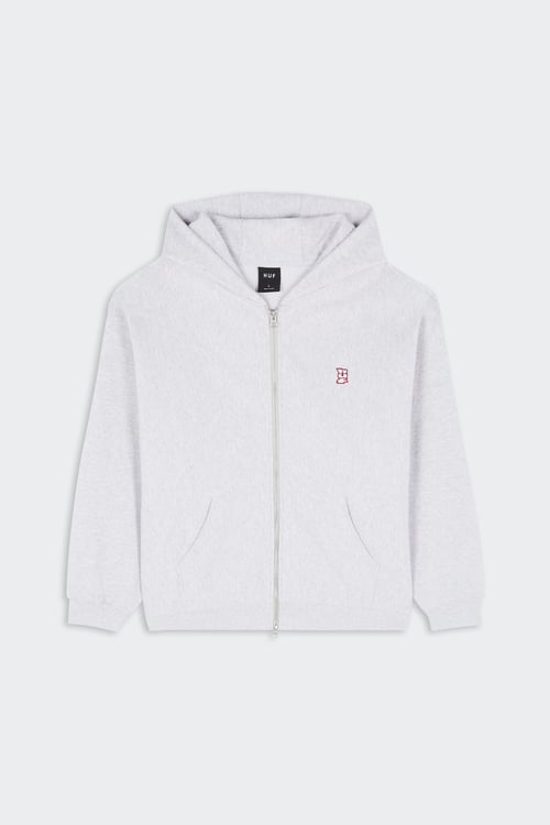 HUF Hoodie zippé Gris