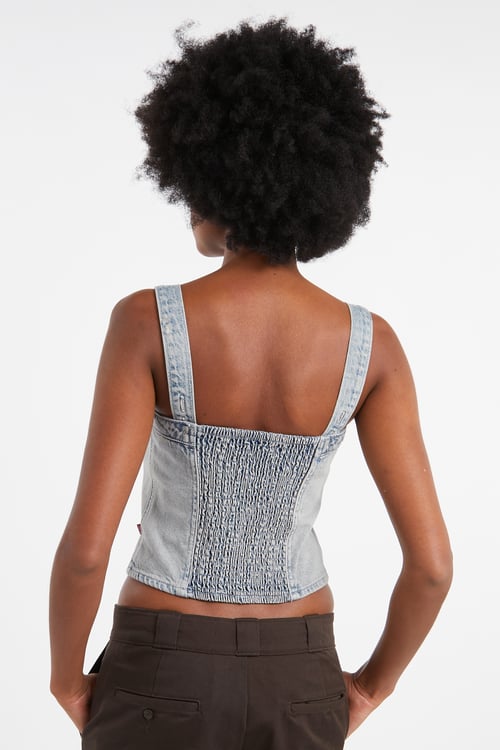 LEVI'S Haut bustier Bleu