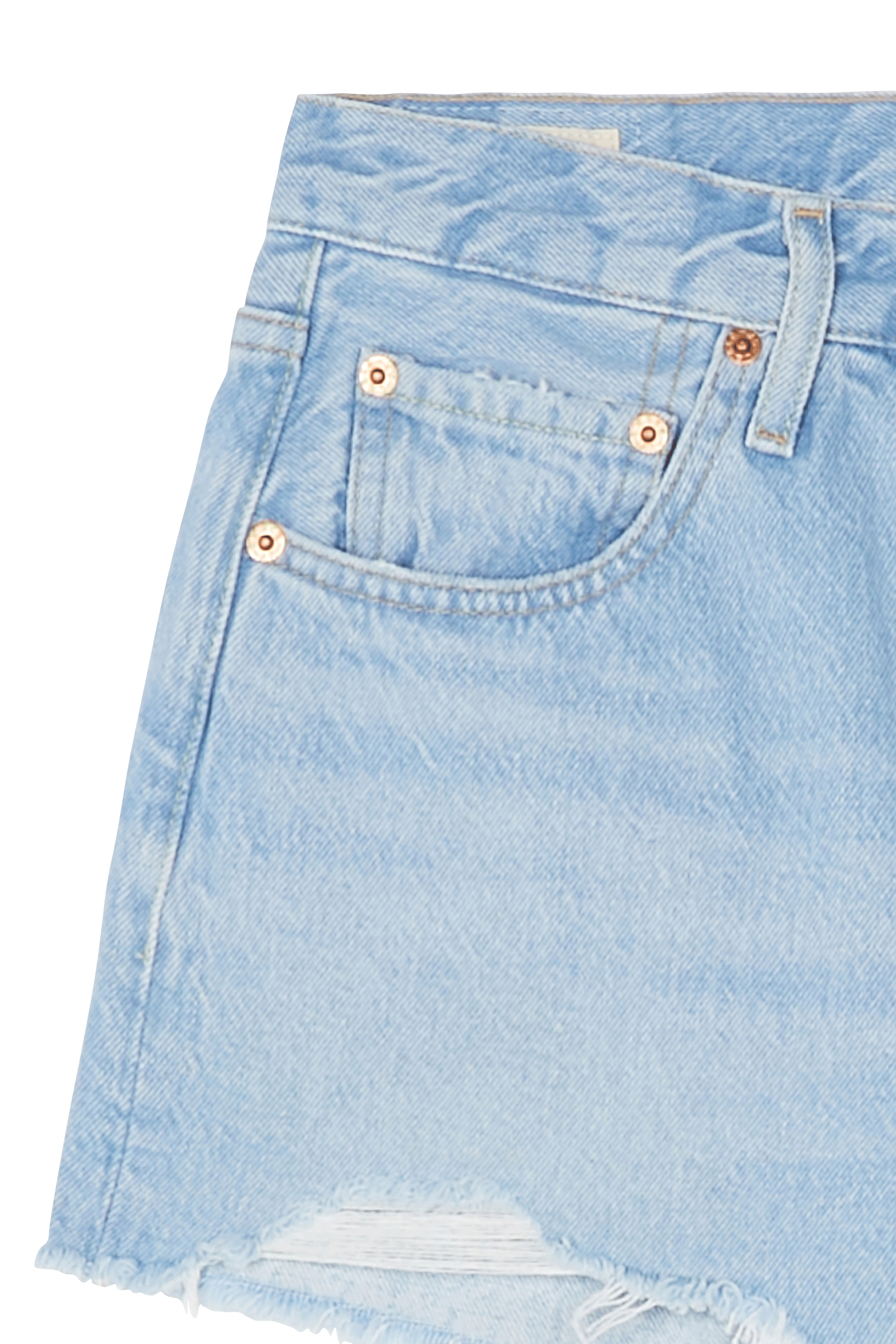 High Waisted denim shorts Blue