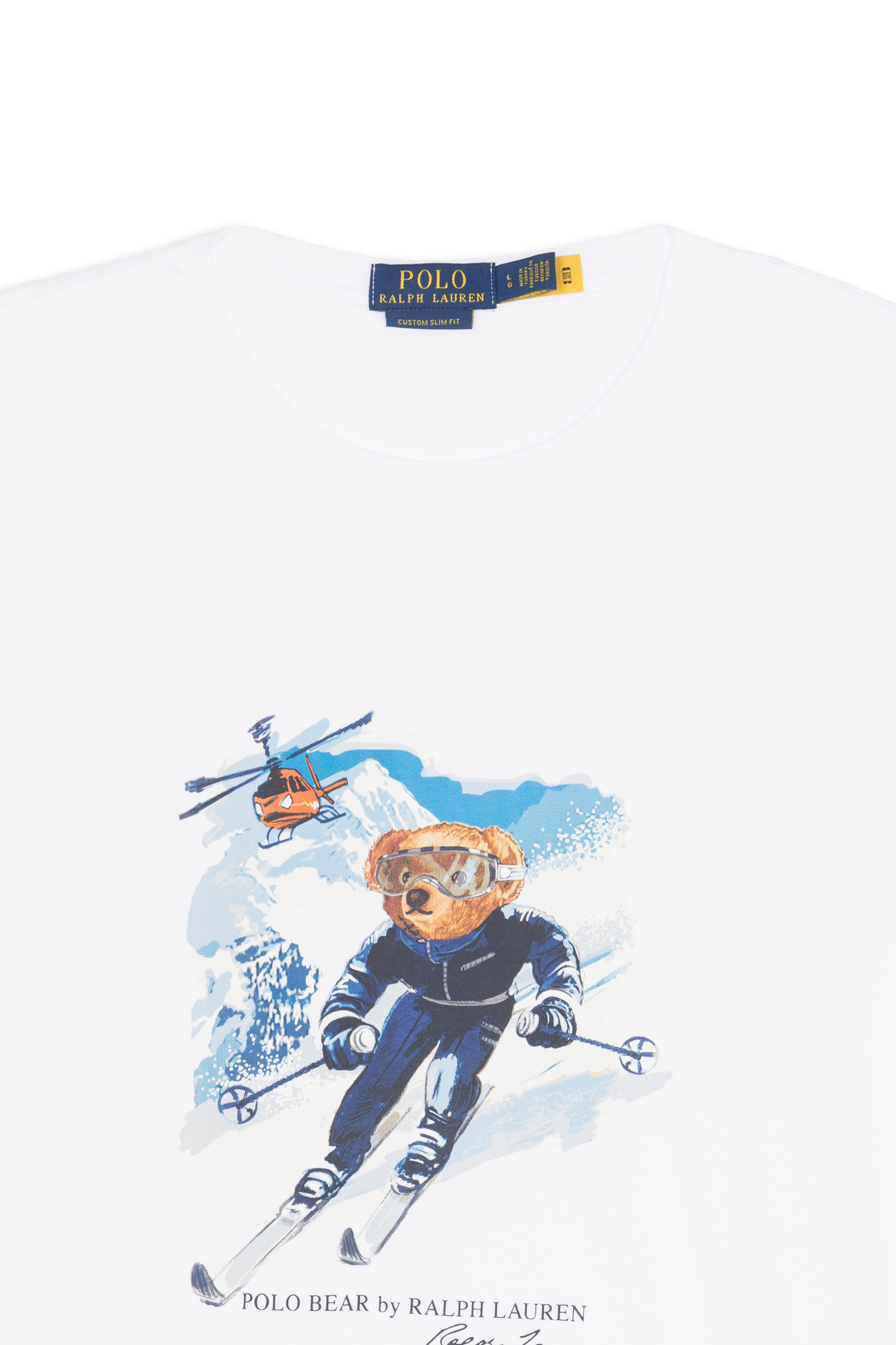 Regular-fit round-neck cotton T-shirt White