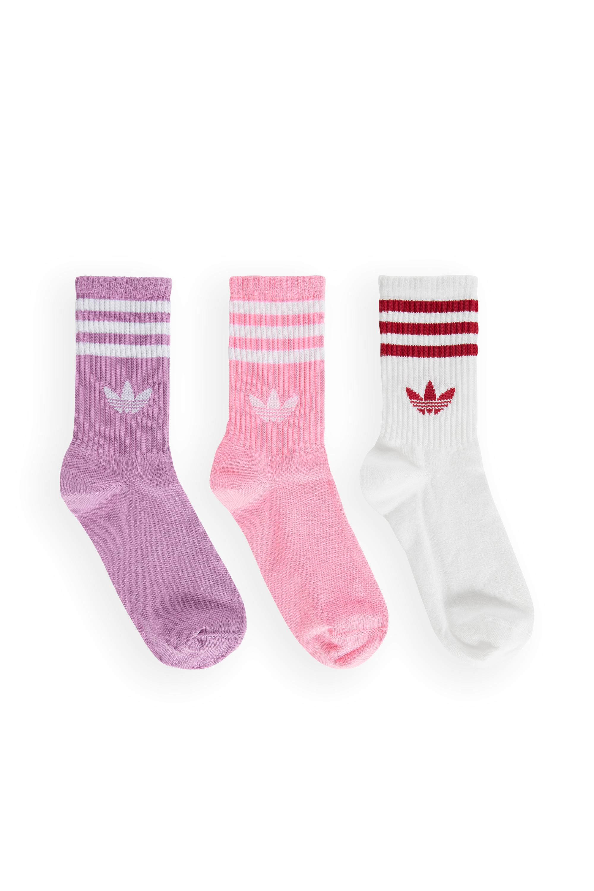 Lot de 3 paires de chaussettes 3S CREW S 3P Prepur/blipnk/white